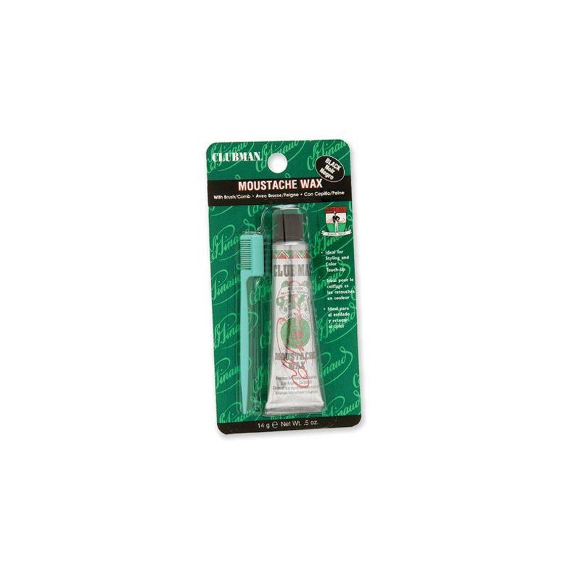 Clubman Cera Bigote Y Barba Negro 14 Gr  Ref. 070622