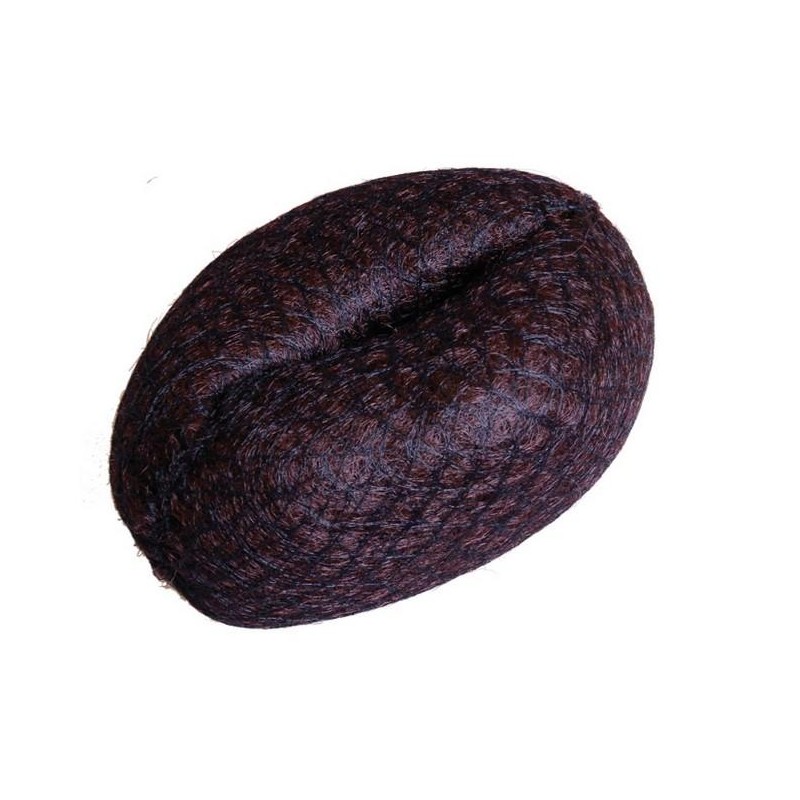 Eurostil Relleno Moño Grande Redondo Castaño Ref. 03635/65