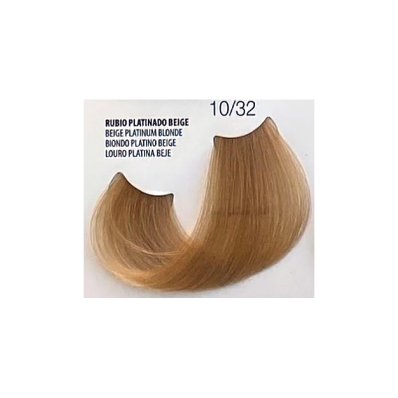 Fusion Tinte Permanente En Crema N. 10.32 Rubio Platinado Beige   150 Ml