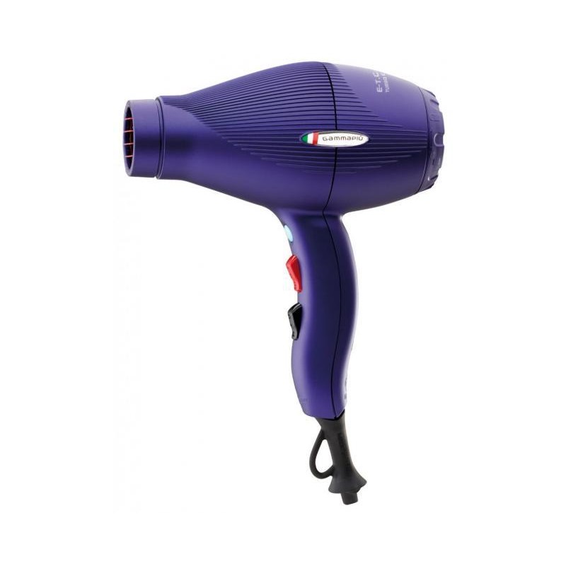 Gamma Piu Secador E-t.c. Light Tormalionic Ultraligero Azul Opaco 2100w Ref. Pagametclig-246