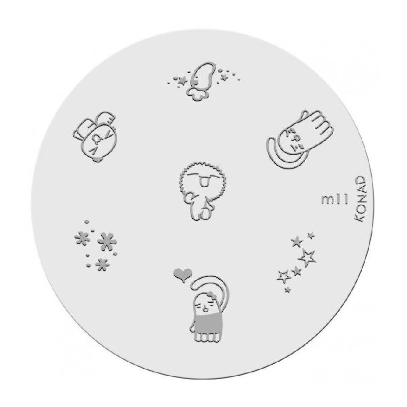 Konad Placa De Diseños Kim11
