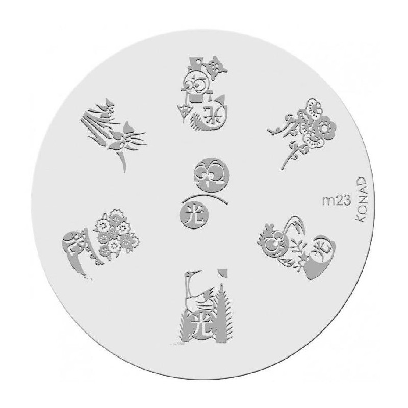Konad Placa De Diseños Kim23