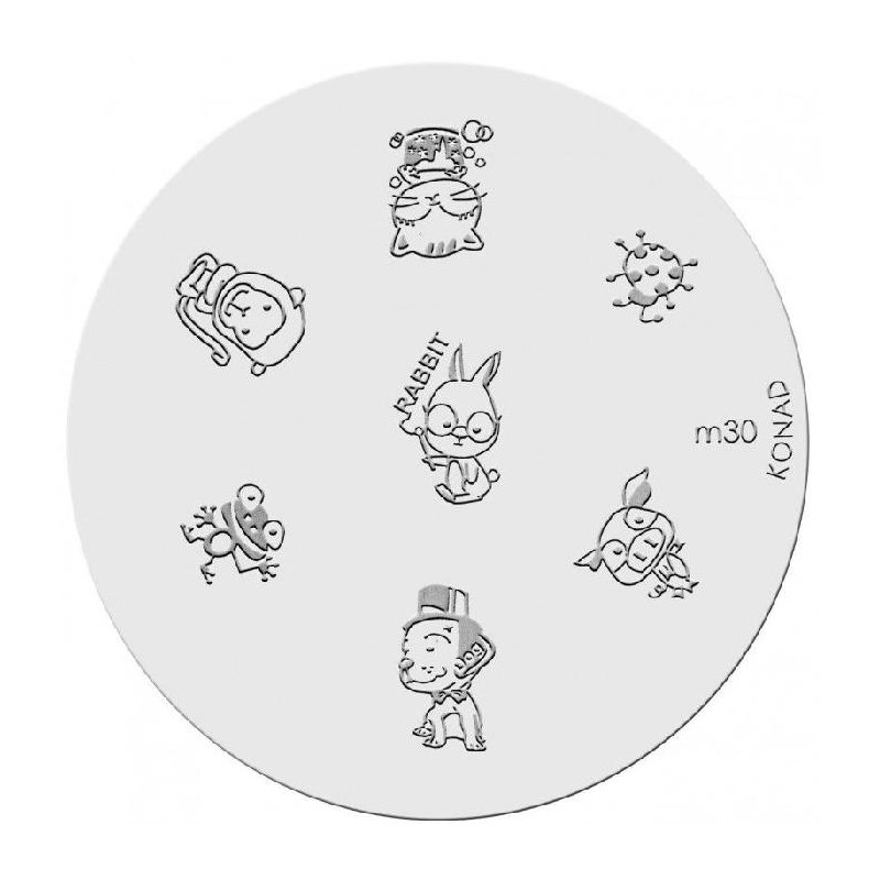 Konad Placa De Diseños Kim30