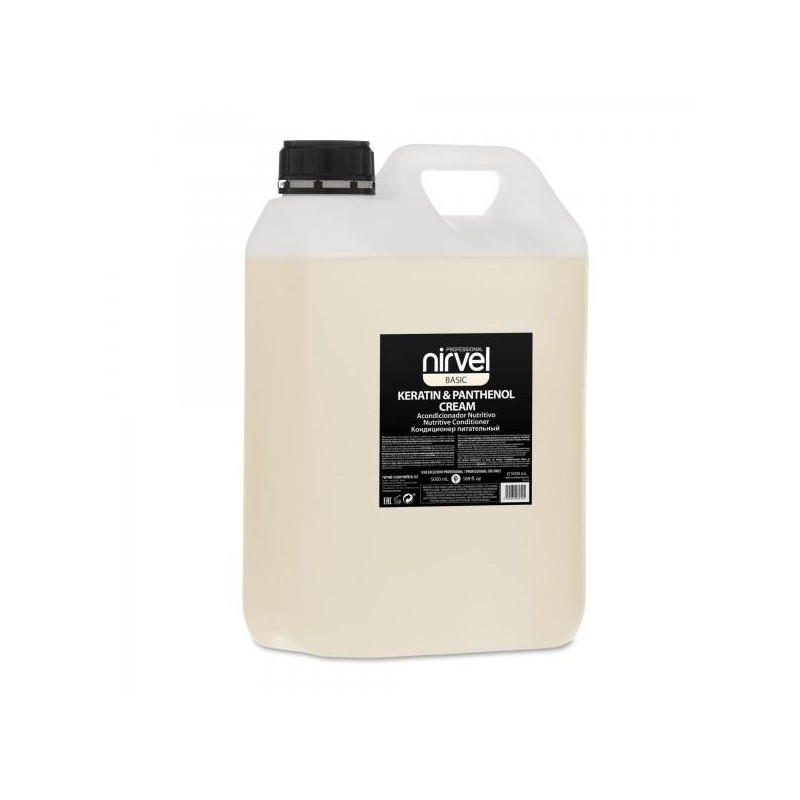 Nirvel Basic Acondicionador Nutritivo Keratin Y Panthenol 5 L. Ref. 6616