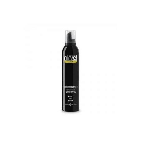Nirvel Color Espuma Volumen Fija Y Realza Color Rojo Color Mousse 300 Ml. Ref. 6318