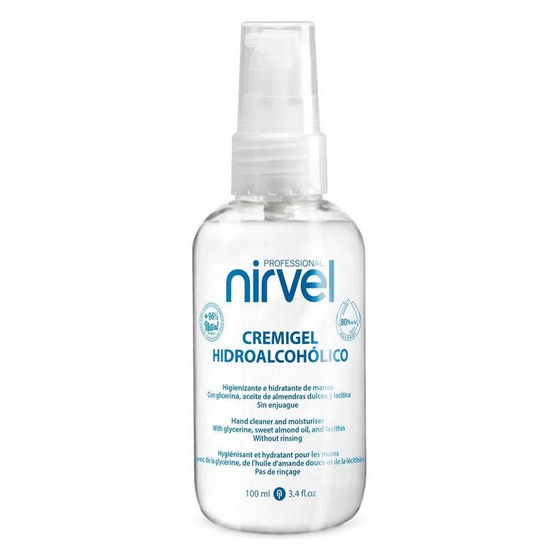 Nirvel Cremigel Hidroalcholico Hidratacion Y Proteccion Manos  100 Ml. Rfe. 6810