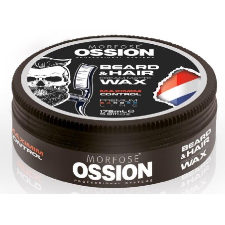 Ossion Premium Barber Line Hair Cream Matte Wax 175ml Ref: Oss-1006
