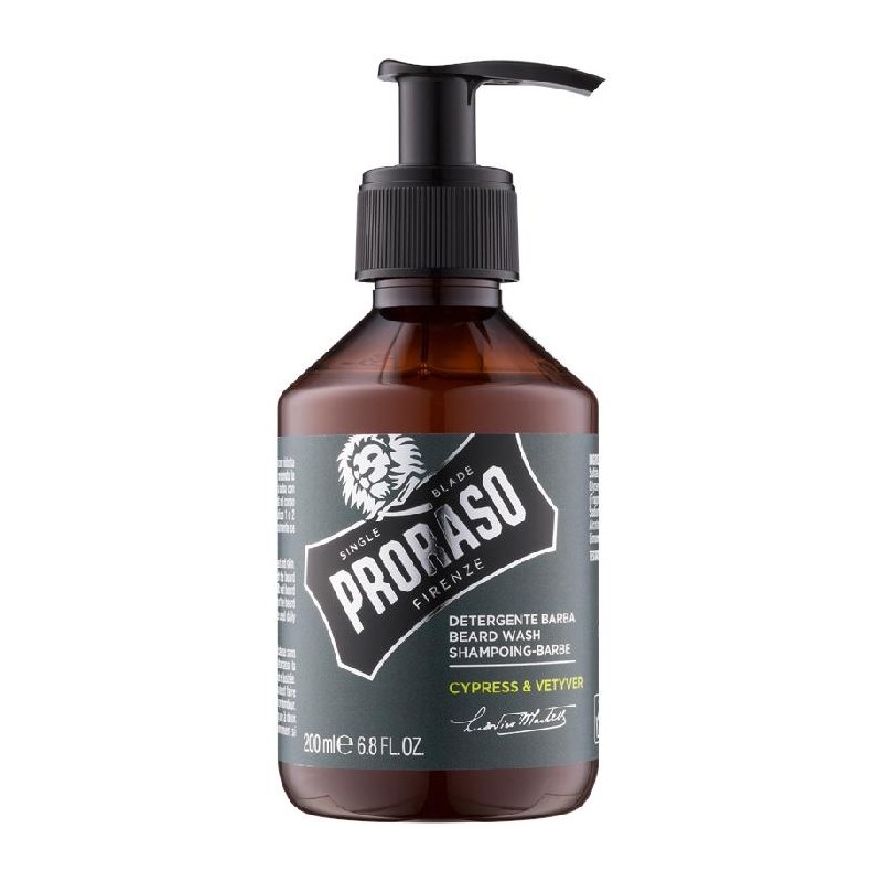 Proraso - Verde- Cypress Y Vetyver Champu Para Barba 200 Ml  Ref. 400752