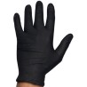 Rubberex Guantes Nitrilo Touch 100 Unids Pro Black Sin Polvo 5.0grs Talla 3 L Ref: 514