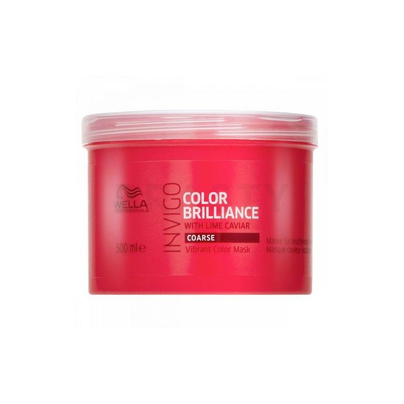 Wella Care Mascarilla Invigo Brilliance Protectora Color Cabello Grueso 500 Ml.