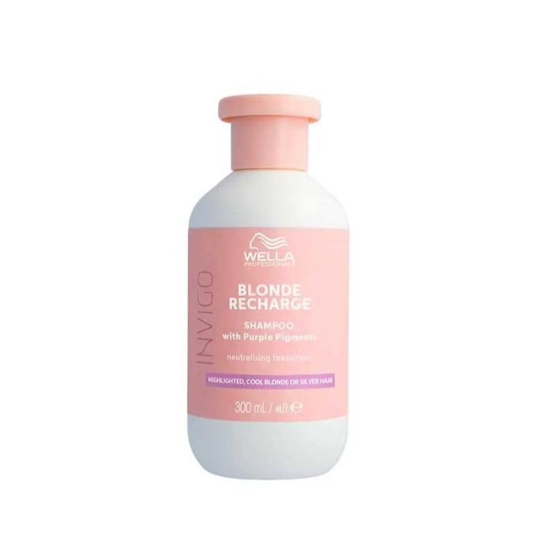 Wella Care Champu Invigo Blonde Recharge Cool Blond   300 Ml.