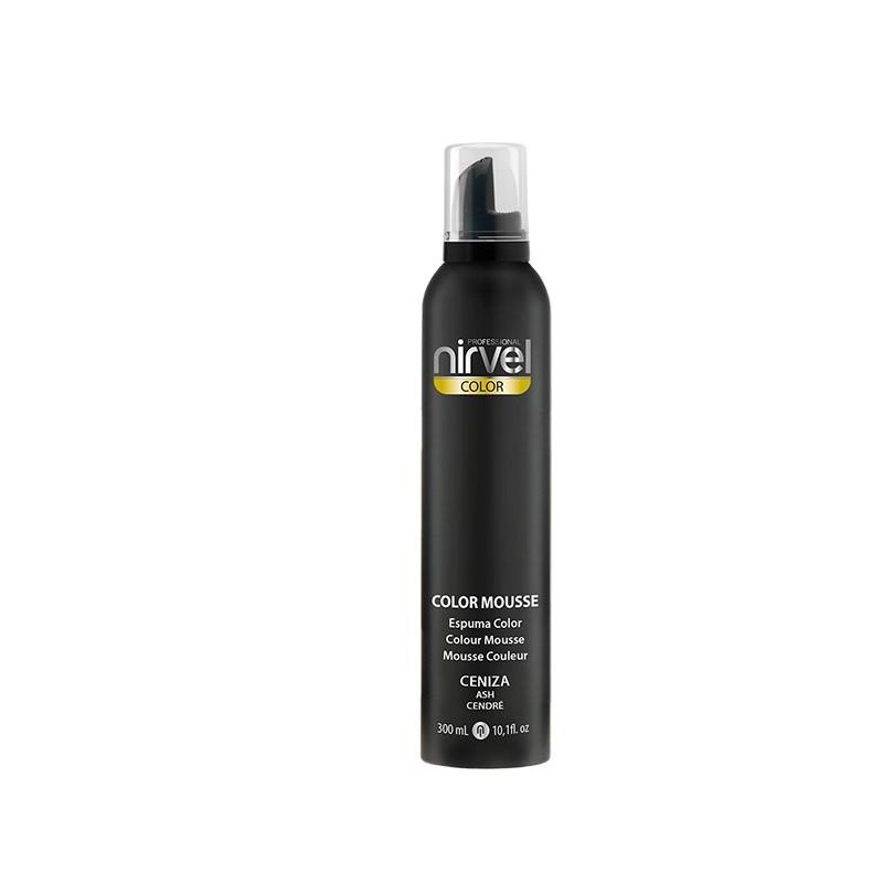 Nirvel Color Espuma Volumen Fija Y Realza Color Ceniza Color Mousse 300 Ml. Ref. 6306