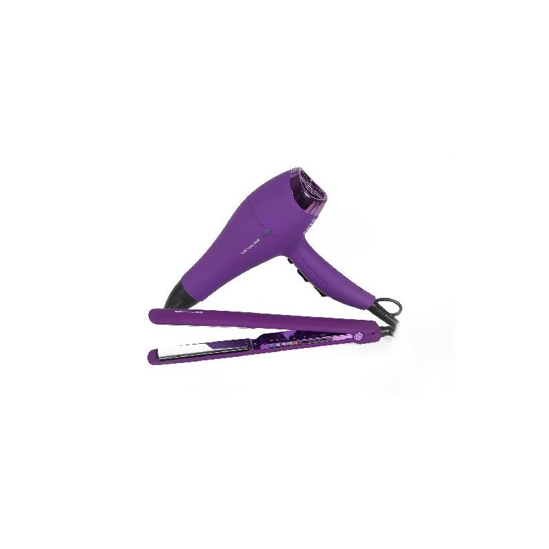 Corioliss Kit Plancha Titanio C3 Purple Soft Touch Mas Secador Flow Dc    Ref. Suk1013eu