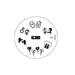 Konad Placa De Diseños Kim92