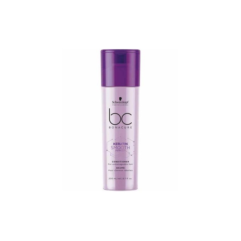 Schwarzkopf Bc Keratin Smooth Acondicionador Brillo  200 Ml.