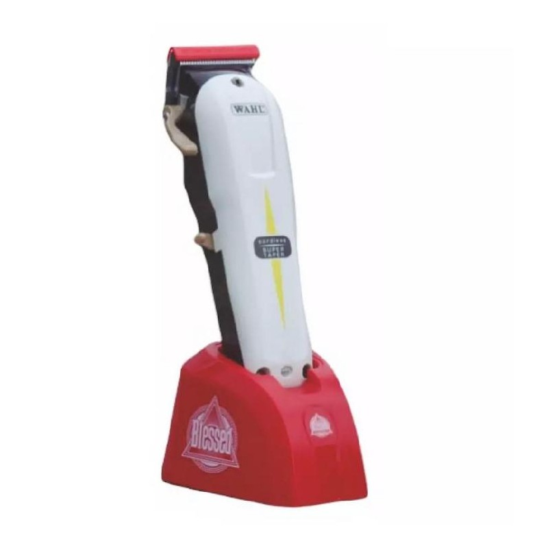 Blessed Base De Carga Roja    Ref. Blbs-201   -para Clippers Wahl Cordless-