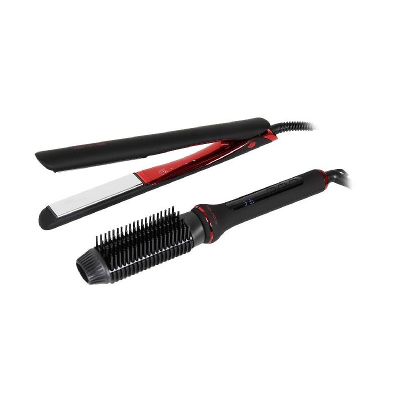 Corioliss Kit Christmas Plancha Titanio C5 Y Hot Brush Red    Ref. Suk5051