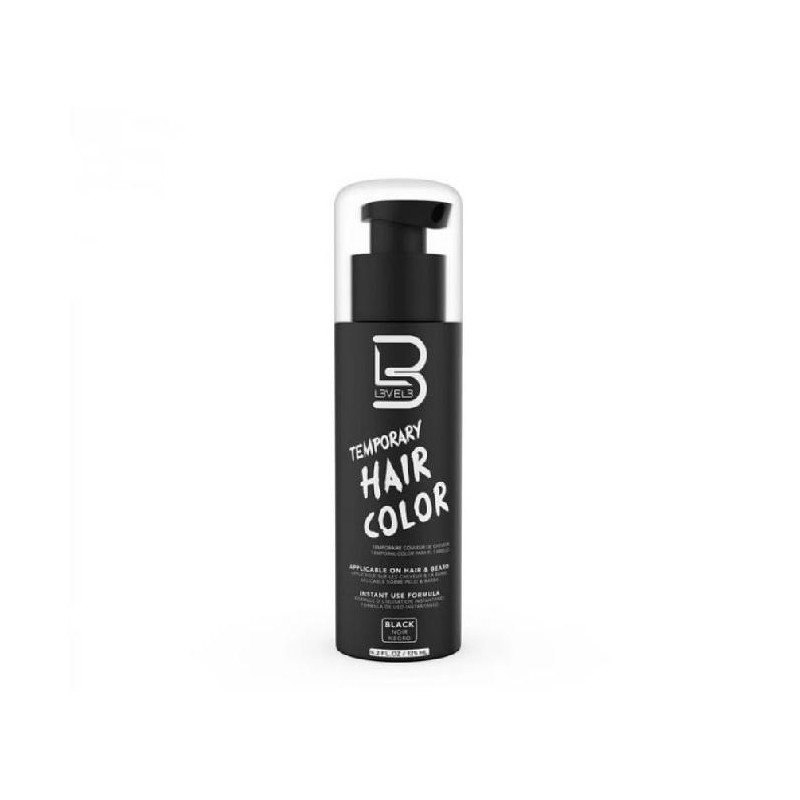 3 Level 3 Tinte Temporal Negro 125 Ml 4.2 Onz